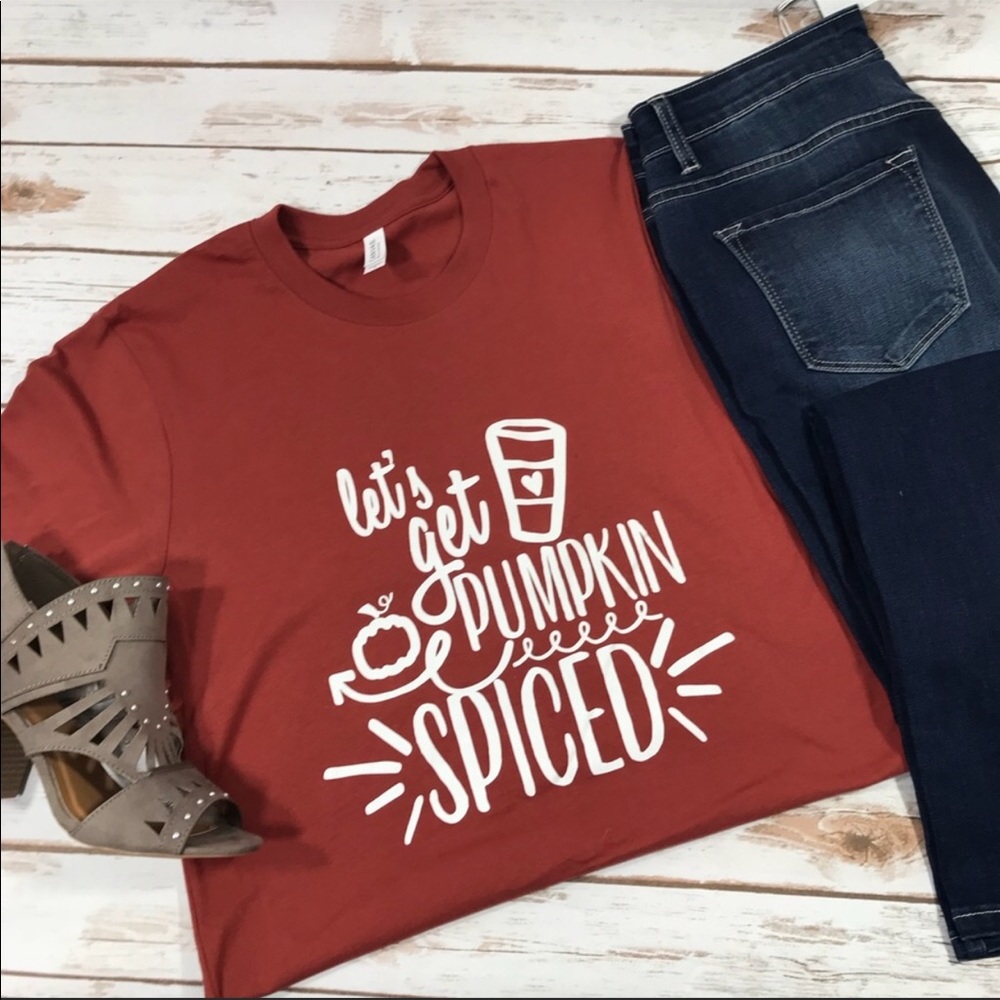 FINAL PRICE! Pumpkin Spiced Graphic Tee